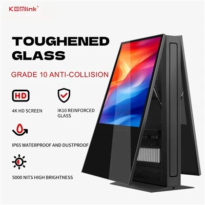 75 İnç Çift Taraflı Dış Mekan LCD Reklam Ekranı